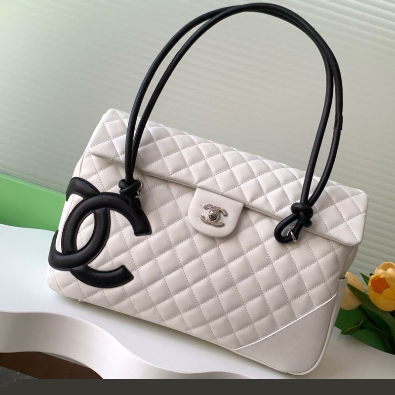 Ch*el top handle bags